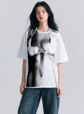 DCL FUTURE欧美个性潮流Y2K复古短袖T恤男女同款潮牌辣妹vibe体恤