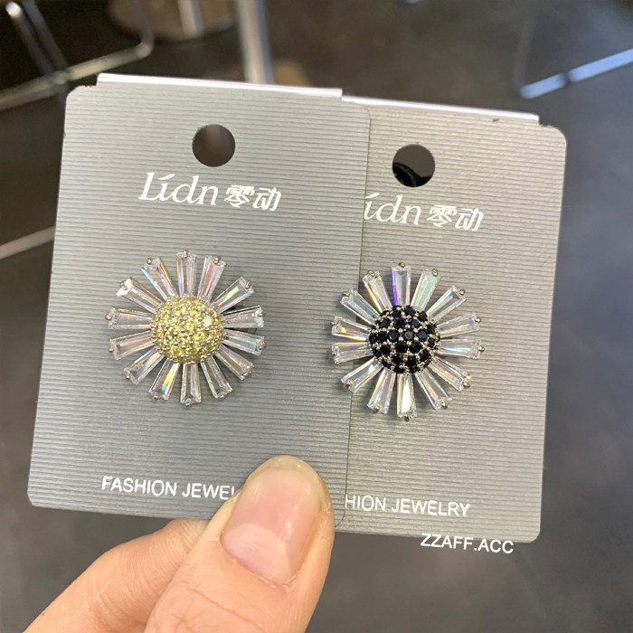 日韩版闪亮花朵花圈发绳皮筋零动可爱镶钻简约时尚头绳头饰发饰品