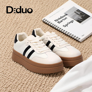 迪朵2025夏季 潮流百搭休闲运动鞋 新款 女时尚 板鞋 Diduo