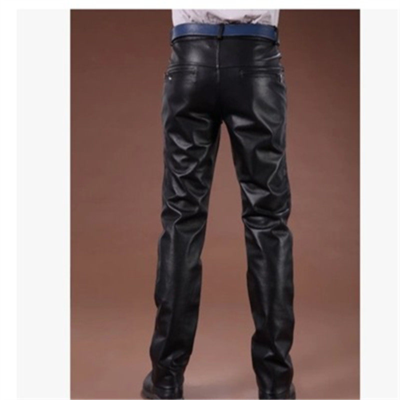 Pantalon cuir homme droit pour hiver - Ref 1484243 Image 4