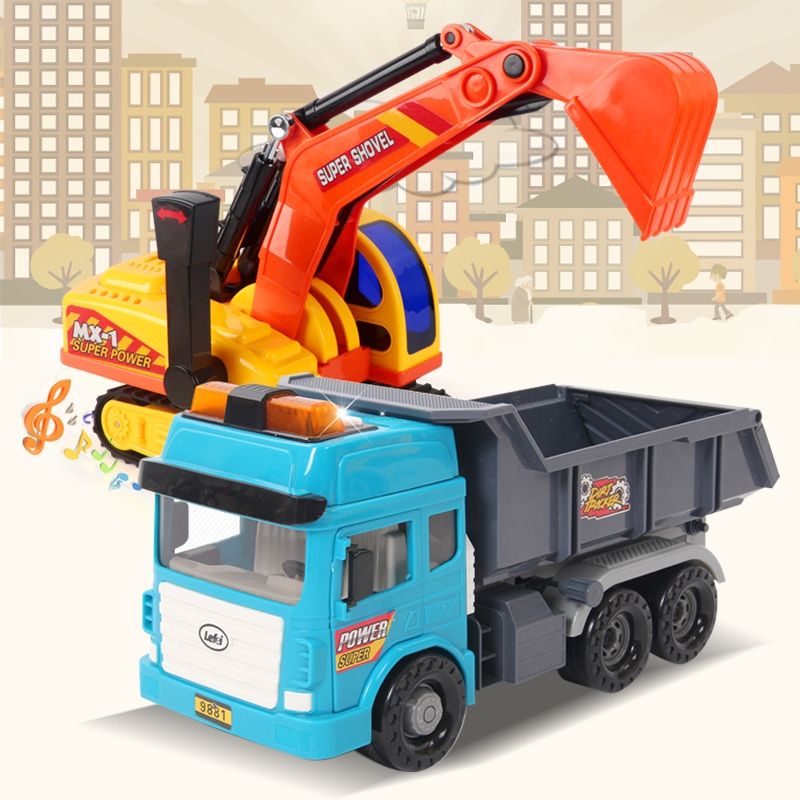 慧殿堂儿童玩具仿真惯性工程车