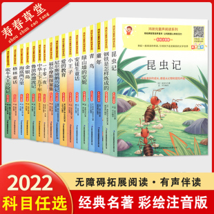 海底两外里金银岛昆虫记小王子一千零一夜童年 小学生中华上下五千年安徒生格林童话福尔摩斯探案集钢铁是怎样炼成 注音版 鸿状元