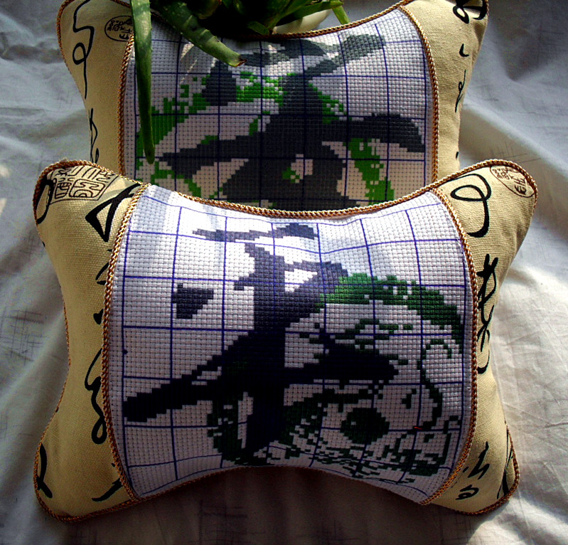 印花纯棉成品十字绣