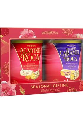 美国进口Almond Roca乐家原味扁桃仁巧克力200g罐装杏仁糖果零食