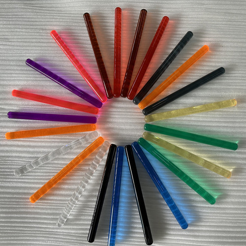 大鼓小鼓皮鼓统用水晶鼓锤亚克力彩色鼓锤可大锣锤双头圆头鼓棒棒
