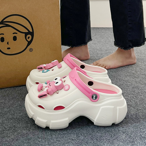 卡通DIY洞洞鞋可爱包头