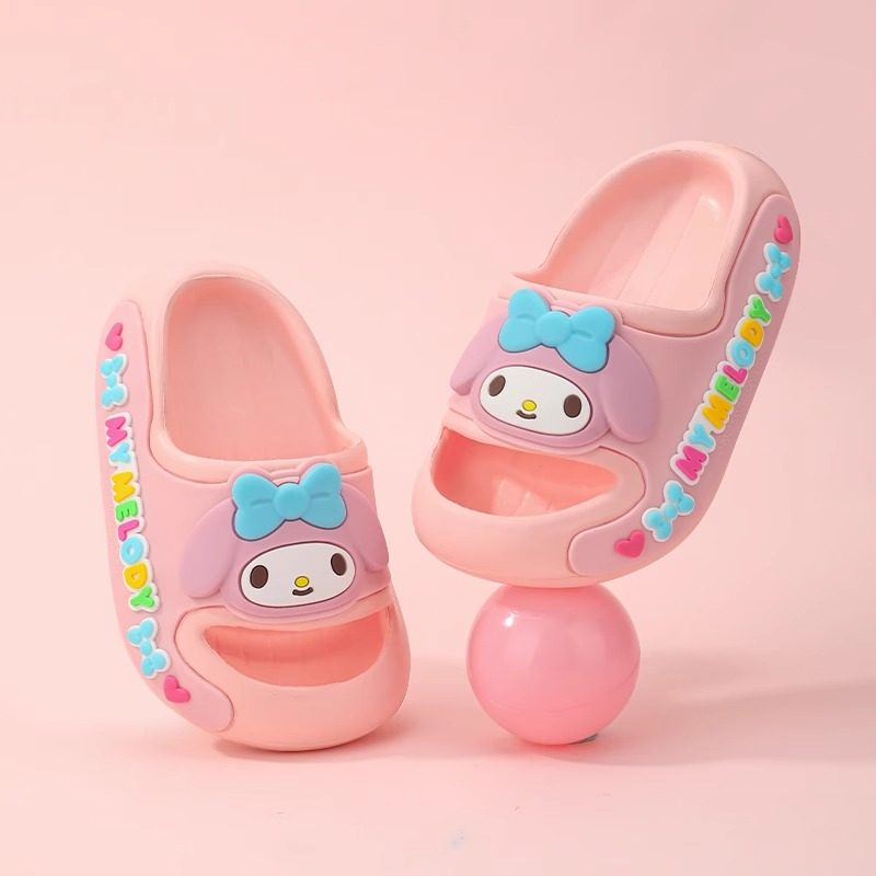 美乐蒂女童拖鞋夏家用浴室防滑洗澡小中大新款可爱三丽鸥宝宝凉拖