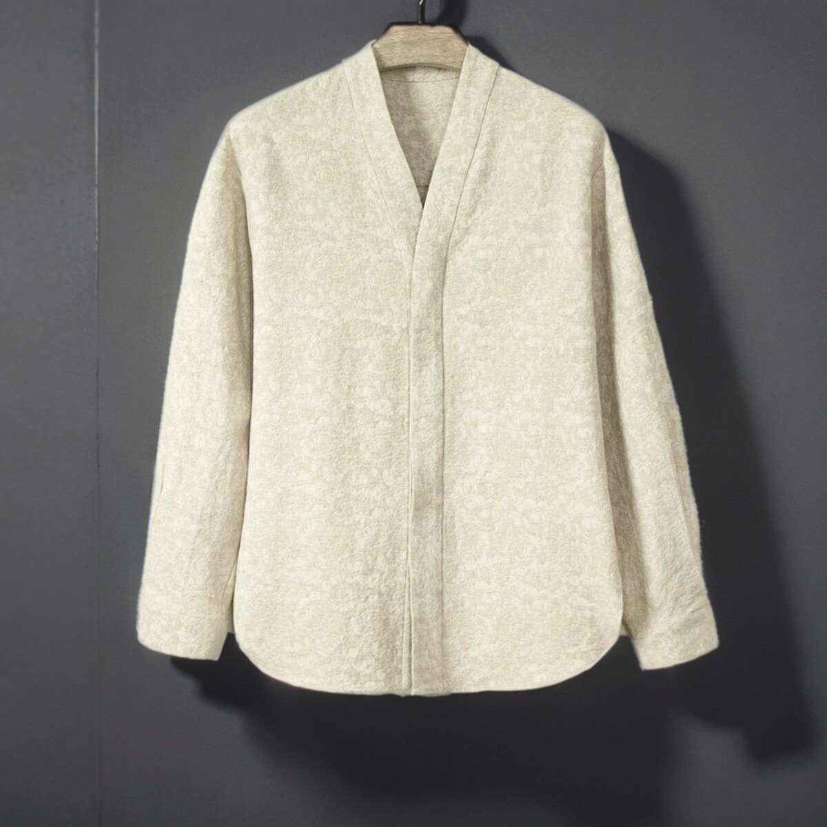 秋冬长袖衬衫中国风棉麻