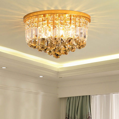 后现代金色欧式玄关走廊吸顶灯