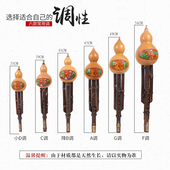 D调紫竹初学 学生 送皮盒 云南葫芦丝乐器专卖 包邮 C调降B调A