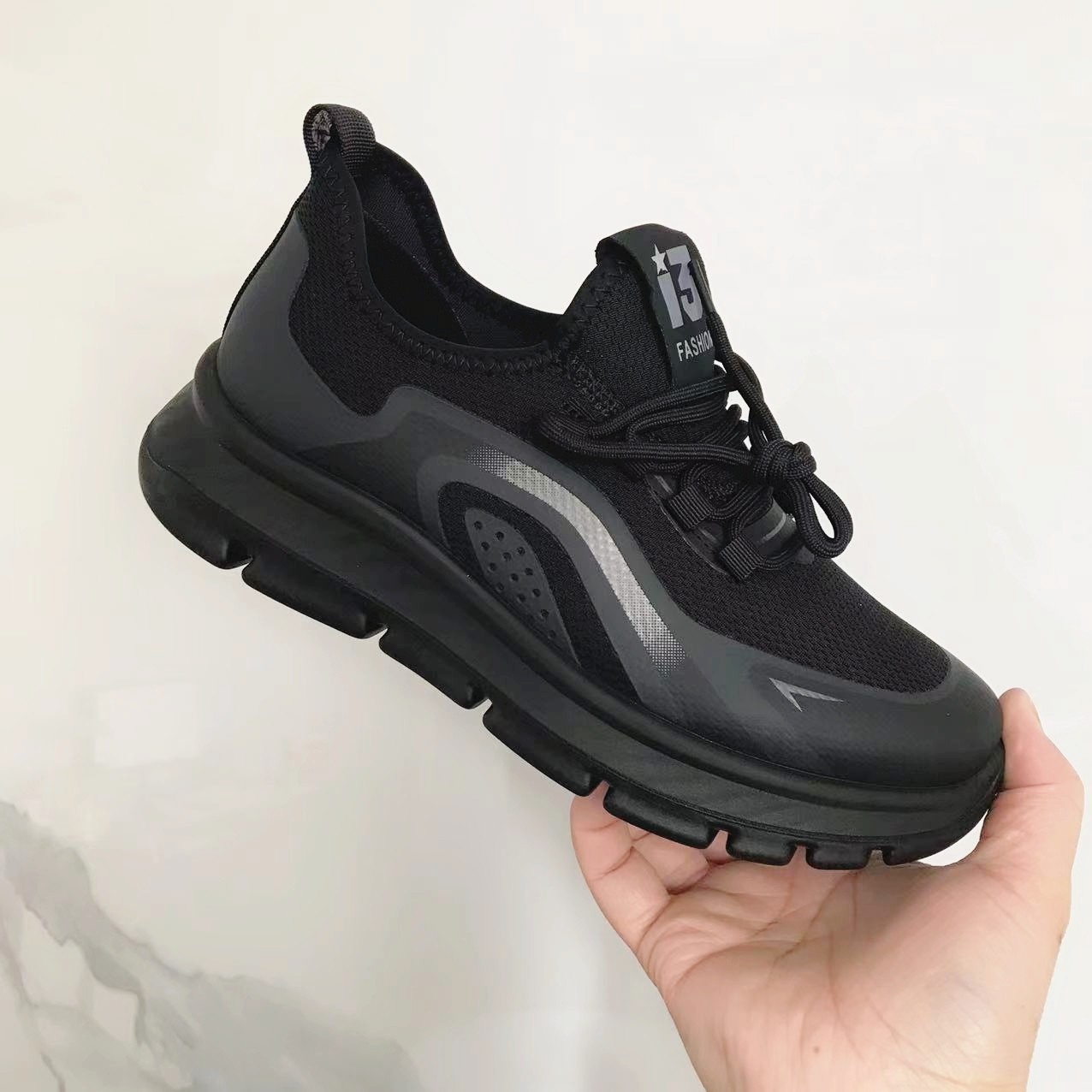 轻便厚底软底休闲运动鞋男百搭潮