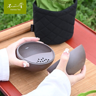 陶作坊老岩泥顽壶岩矿便携茶具旅行茶具快客杯一壶一杯