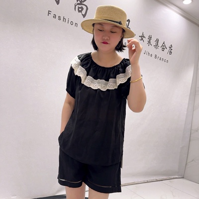 31109女权贵族夏款新品天丝苎麻面料侧边开衩女人味气质衫加大码