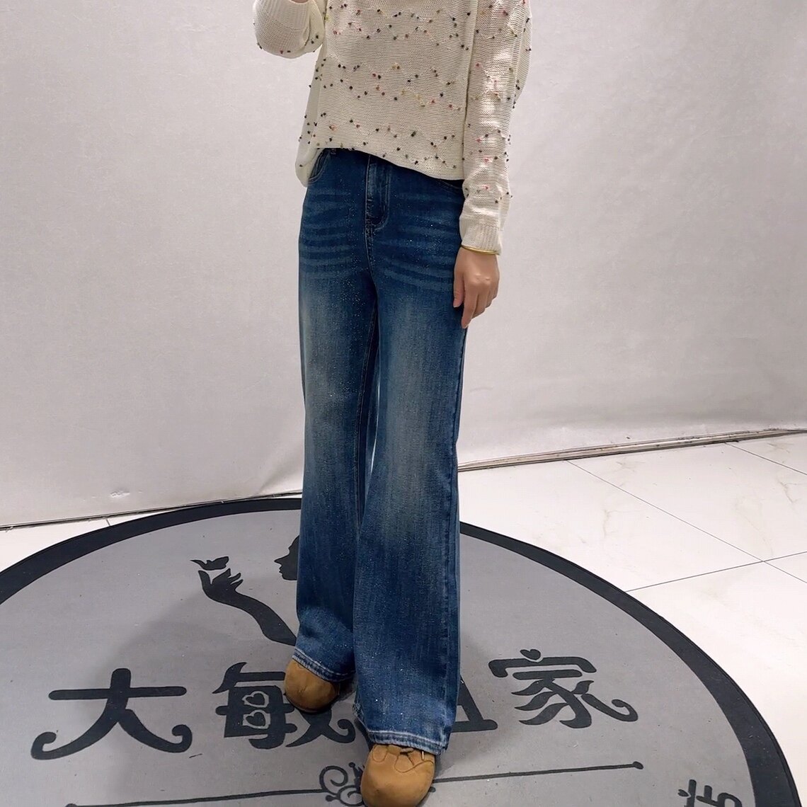 6397女权贵族秋款新品面料撒休闲裤