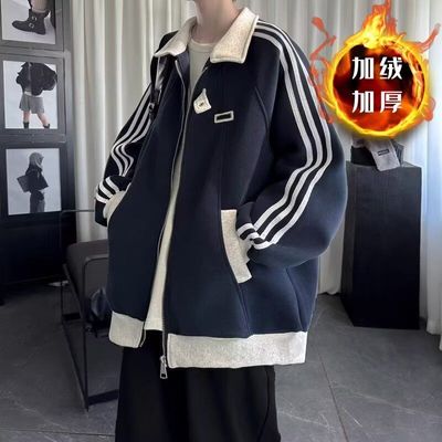 青少年秋季外套男2025新款爆款大童初中高中男生男款男装冬棒球服