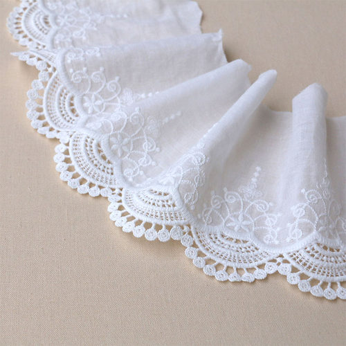 diy棉布刺绣花边辅料14cm宽