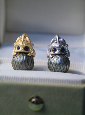 大溪地龙鳞珍珠无牙仔吊坠万能扣