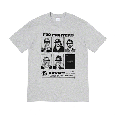 Foo Fighters美国摇滚乐队Nirvana复古短袖bf男女情侣T恤纯棉tee