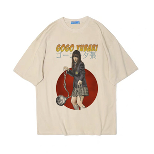 杀死比尔昆汀电影美式古着印花复古vintage男女纯棉T恤tee shirt