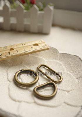 手工diy辅料五金D扣钥匙环