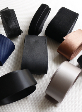 手工diy辅料发饰娃衣洋装裙子丝带缎带织带罗纹带绸带丝绒带