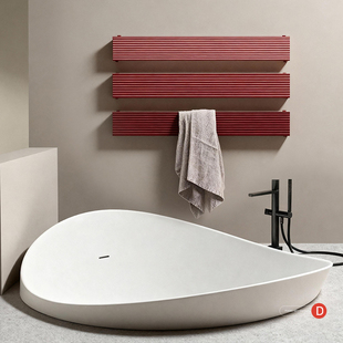 德希顿7033工字钢置物架智能电热毛巾架卫生间家用加热烘干洗手间