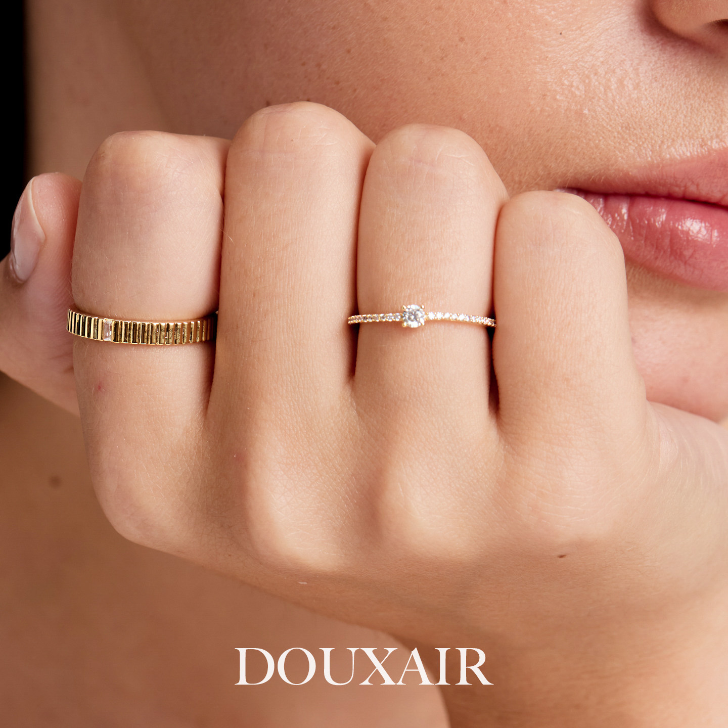 几何线条微镶锆戒指开口可调节叠戴满天星超细闪日常百搭指环简约,饰品/流行首饰/时尚饰品新,戒指/指环,淘宝优惠券,粉丝福利购,淘宝优惠卷