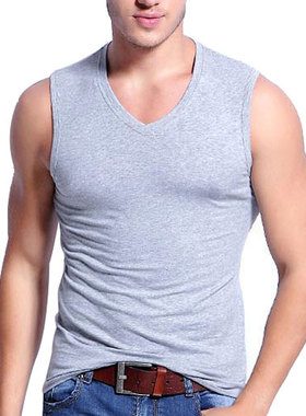 Fashion Gym Singlet Men Summer Vest Male Tank Tops 男健身T恤
