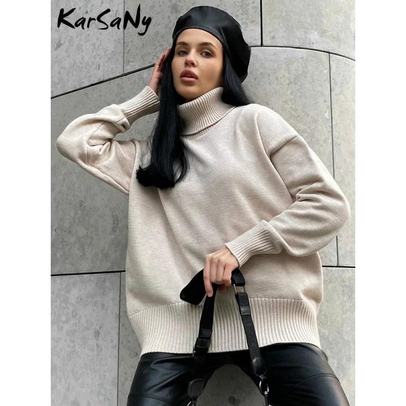 Women Cashmere For Sweater lady wool Turtleneck sweaters