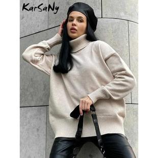 Sweater For lady wool sweaters Women Turtleneck Cashmere