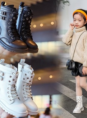 girls black Kids kid For winter Girl Shoes baby boots boot 2