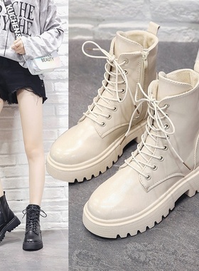 black Woman white Ankle Boot for Women Boots Leather Shoes