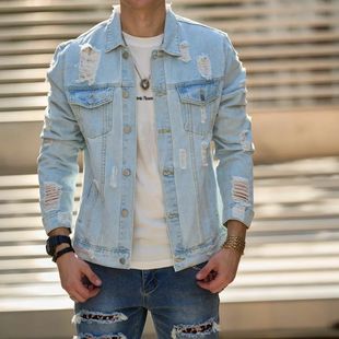 Jackets Autumn For Coat jeans Denim jacket Men Man zipper