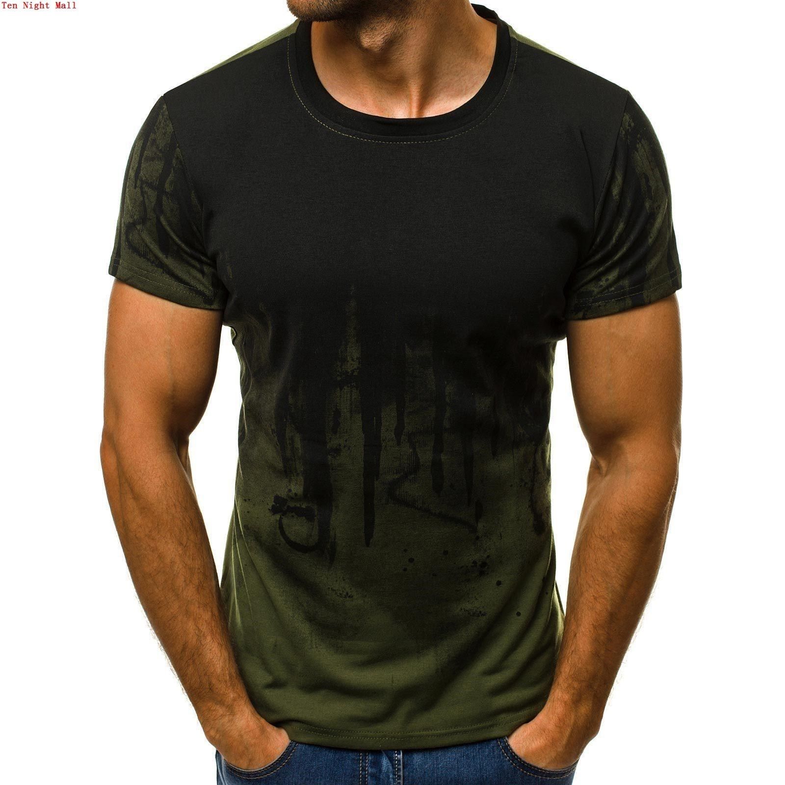 Men's Sports Camouflage Short Sleeve T-Shirt