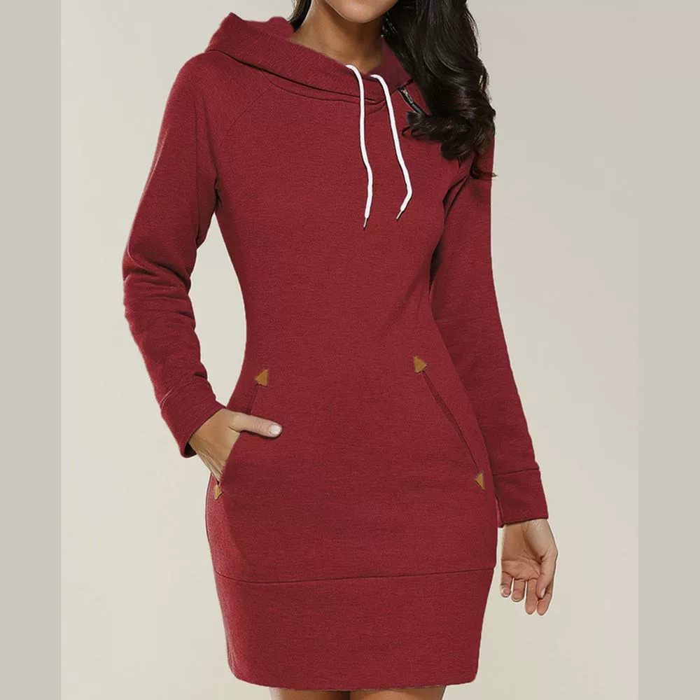 [2018 spring Winter Women Long Hoodies Sweatshirts Pullover]