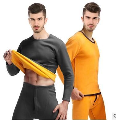 winter thick thermal warm women men long jonhs underwear set