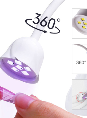 Portable UV/LED Nail Lamp Curing Polishing Gel Nail Art Lamp