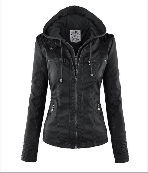 2018 Winter Pu Leather Jacket Autumn Coat For Women Jackets