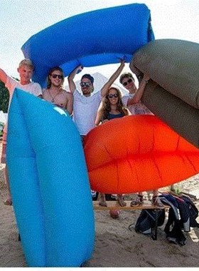 Outdoor portable lazy couch inflatable sofa bed air pocket