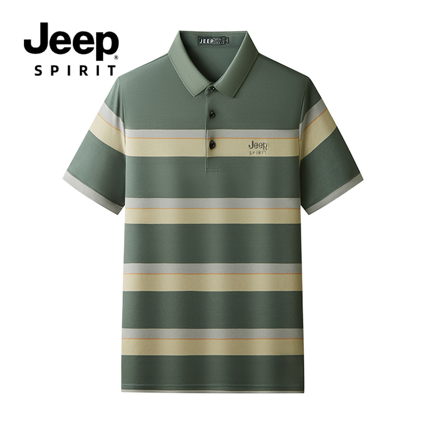 JEEPSPIRIT夏季短袖t恤男士