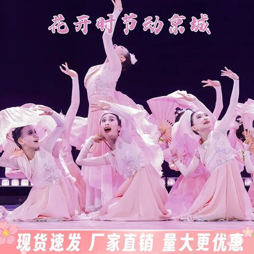 儿童古典舞花开时节动京城舞蹈服