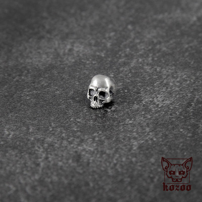 diy原创设计风骷髅文玩珠子