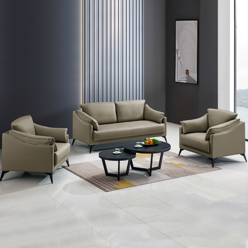 办公沙发茶几组合简约现代接待区皮艺沙发三人位小型会客洽谈沙发,商业/办公家具,沙发,淘宝优惠券,粉丝福利购,淘宝优惠卷