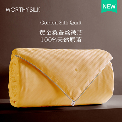 天然100%桑蚕丝黄金丝被芯