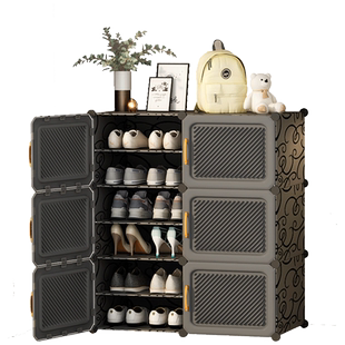 鞋架2026新款爆款卧室家用门外鞋架防尘收纳神器小型简易门口鞋柜