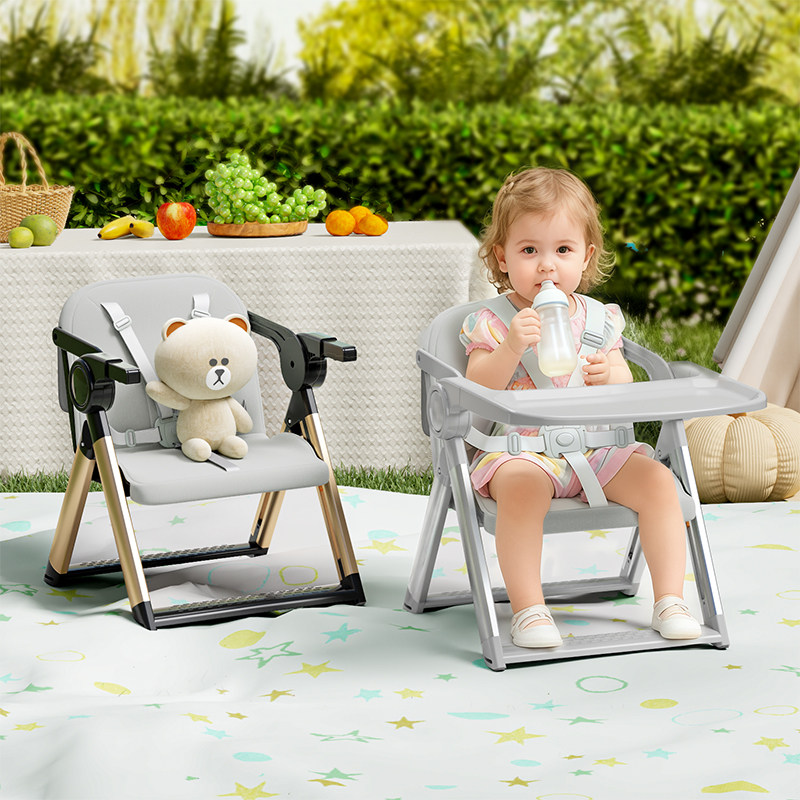 宝宝餐椅折叠式儿童轻便小椅子婴儿多功能户外野餐椅餐桌学座椅