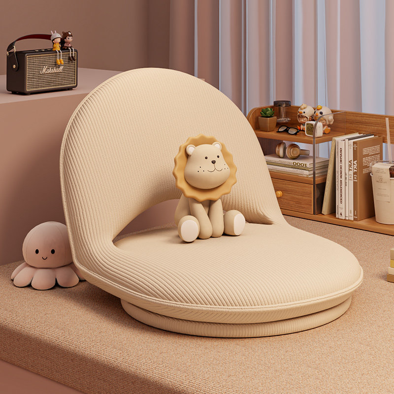 懒人沙发榻榻米座椅卧室飘窗沙发儿童阅读角坐垫单人折叠靠背椅子