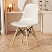 化妆椅家用房间靠背简约美甲实木凳子轻奢高级女生卧室化妆台椅子