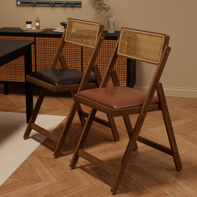 实木折叠椅子家用凳子小户型