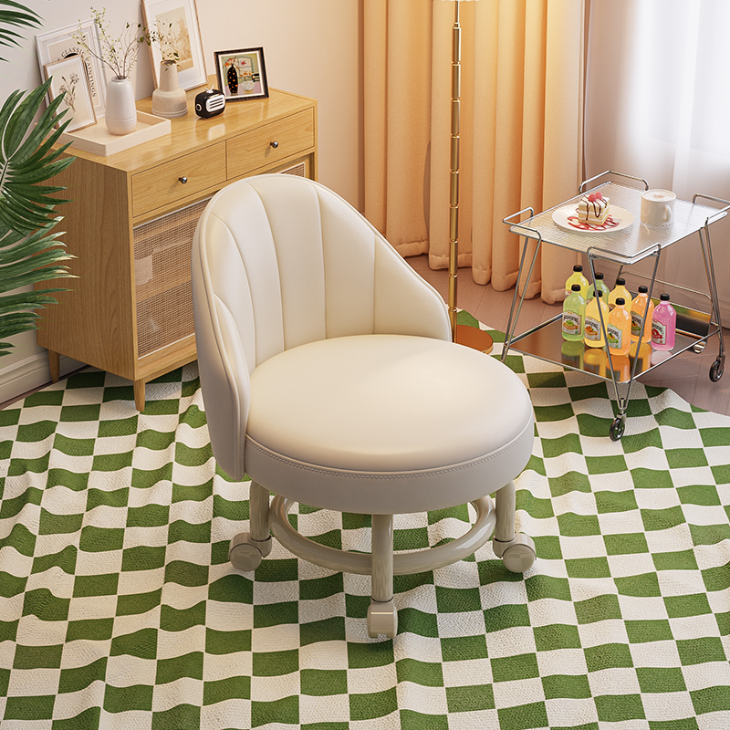 万向轮小凳子柔软坐垫滑轮矮凳